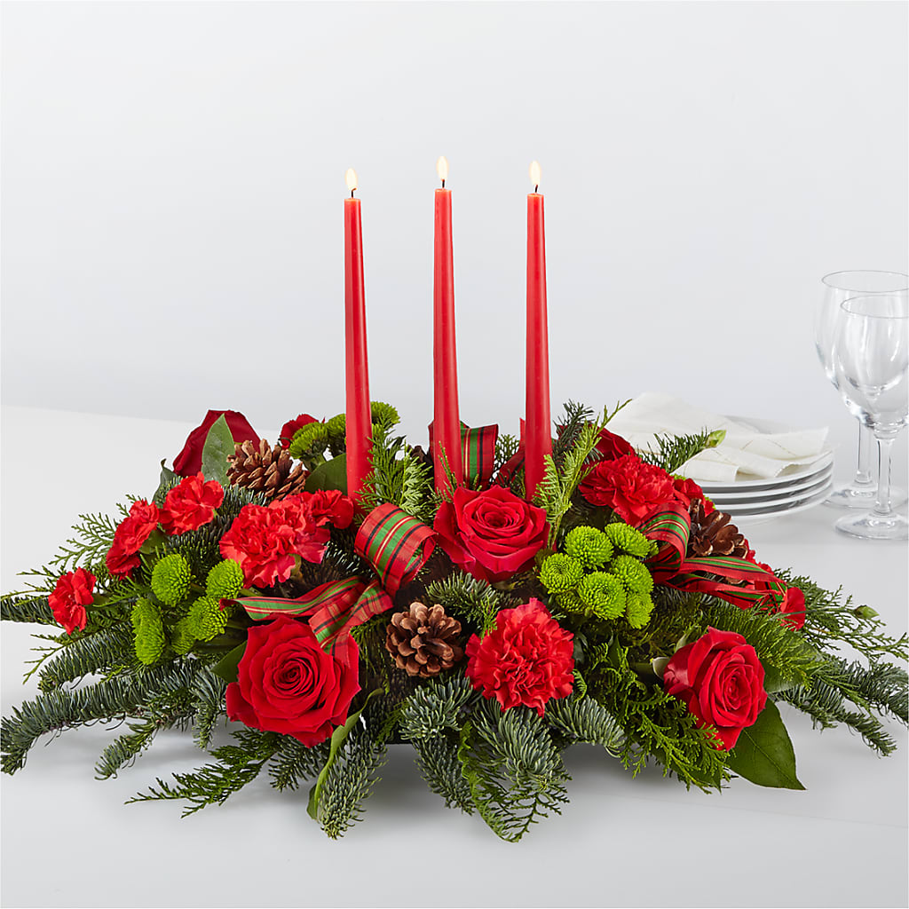 By the Candlelight Centerpiece – Dickson Florist, Dickson TN