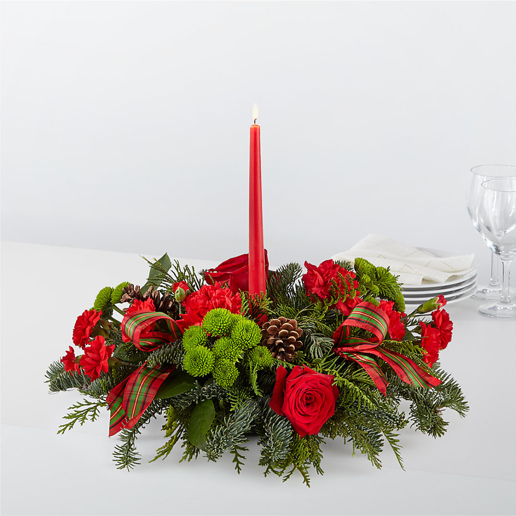 By the Candlelight Centerpiece – Dickson Florist, Dickson TN