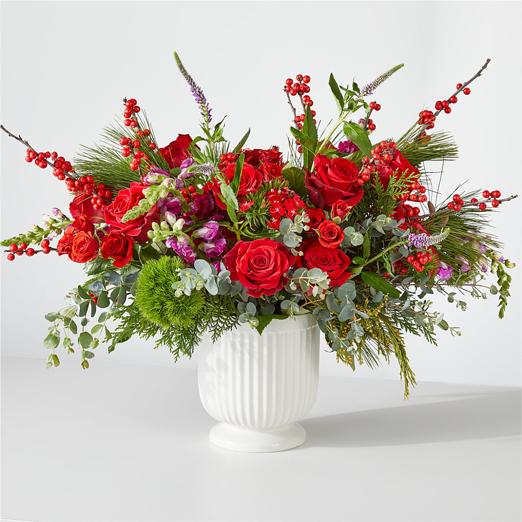 Big Red Bow Bouquet – Dickson Florist, Dickson TN