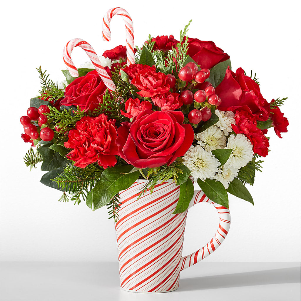 Peppermint Swirl Mug – Dickson Florist, Dickson TN