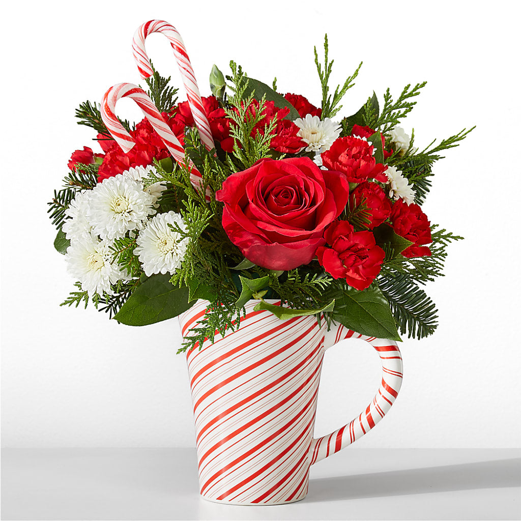 Peppermint Swirl Mug – Dickson Florist, Dickson TN