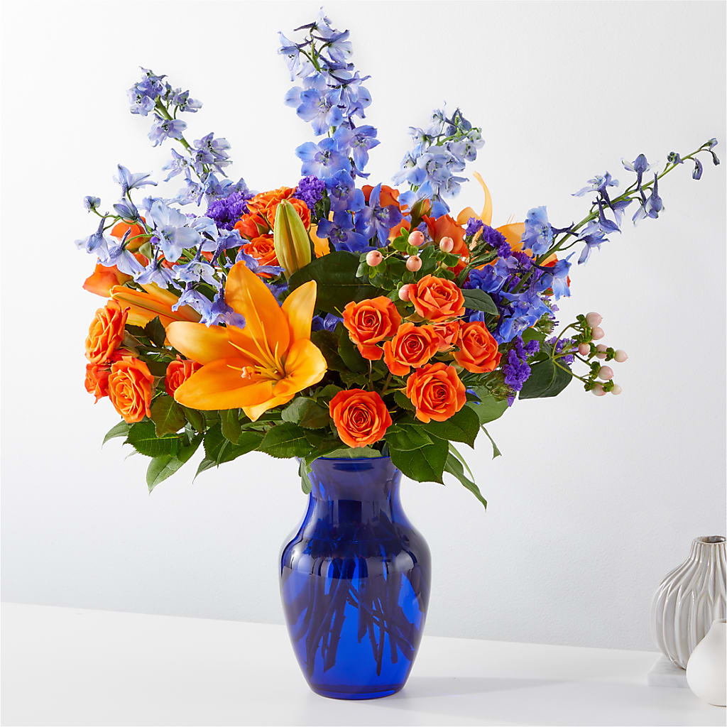 Radiant Citrus Bouquet – Dickson Florist, Dickson TN