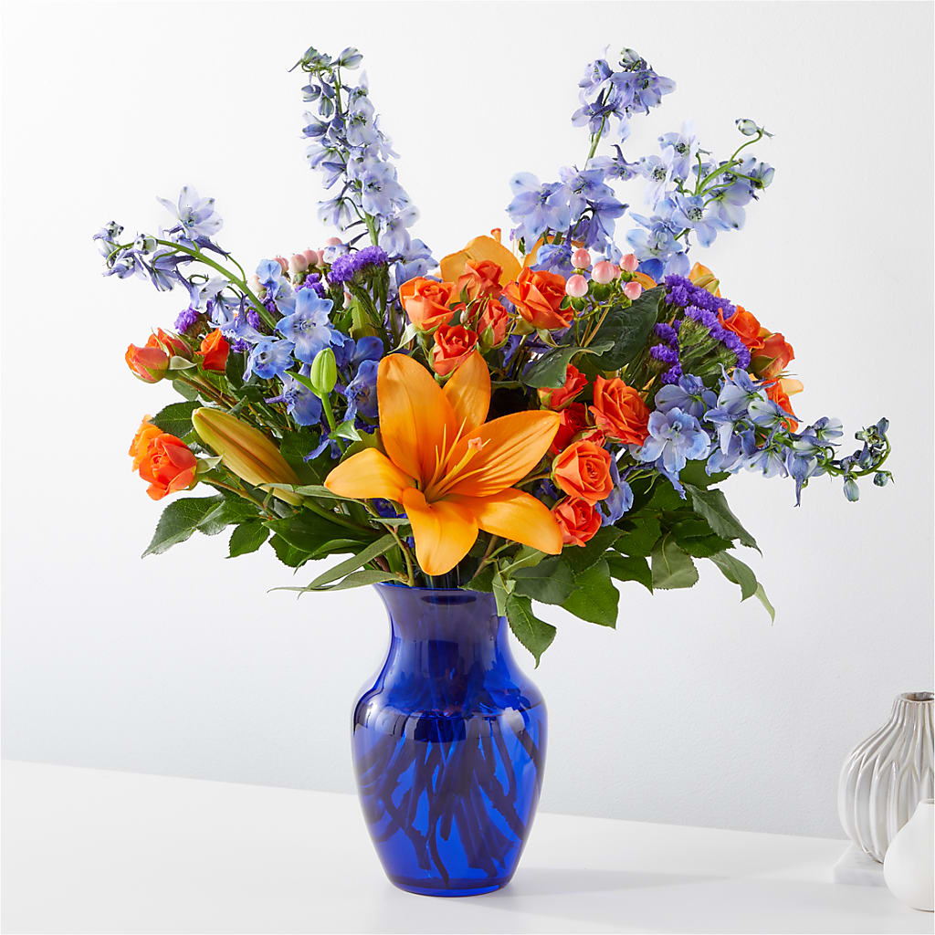 Radiant Citrus Bouquet – Dickson Florist, Dickson TN