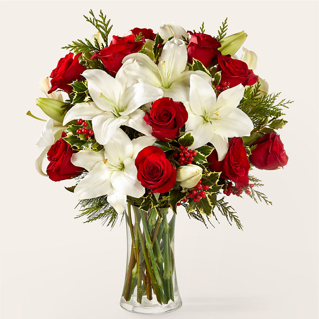 Sparkling Snowflakes Bouquet – Dickson Florist, Dickson TN