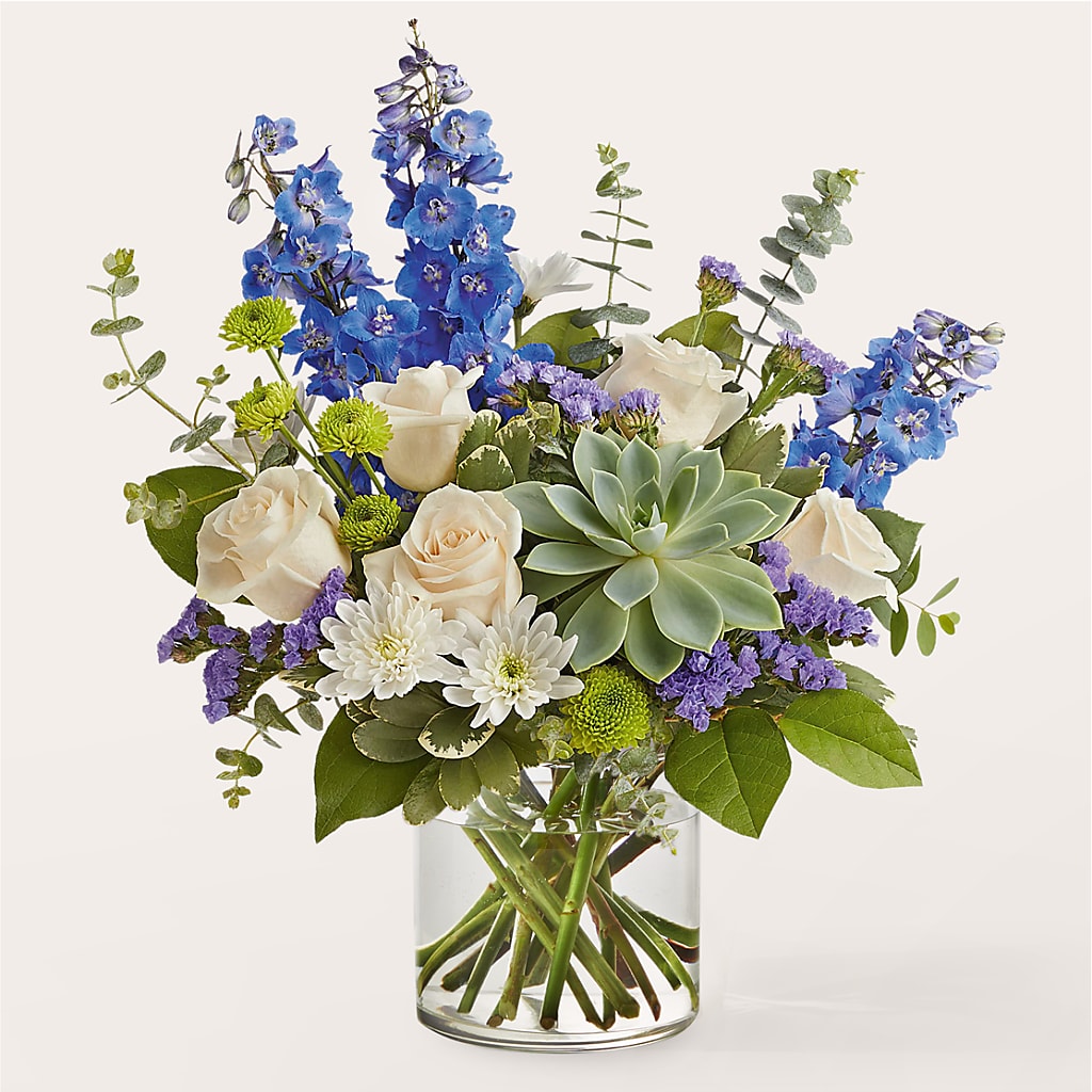 Cerulean Waves Bouquet – Dickson Florist, Dickson TN