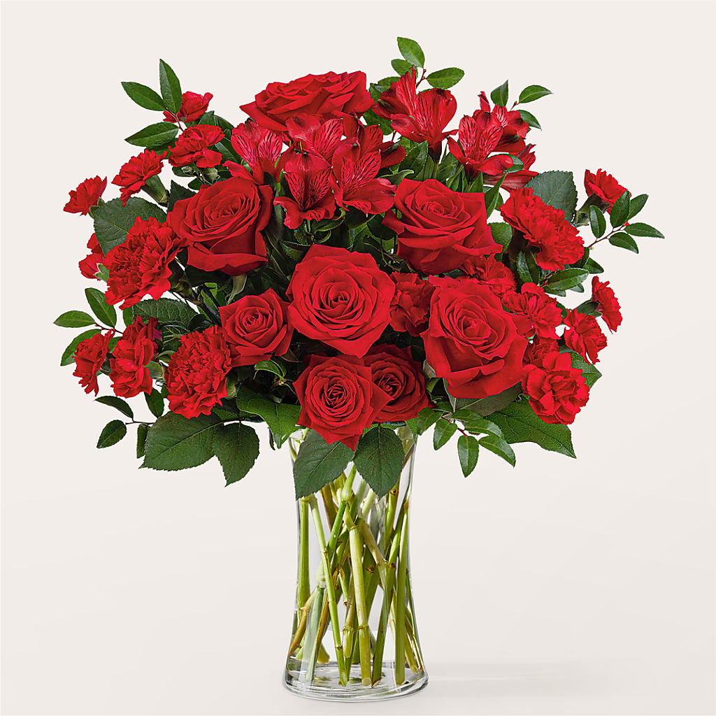 Brilliant Ruby Bouquet – Dickson Florist, Dickson TN