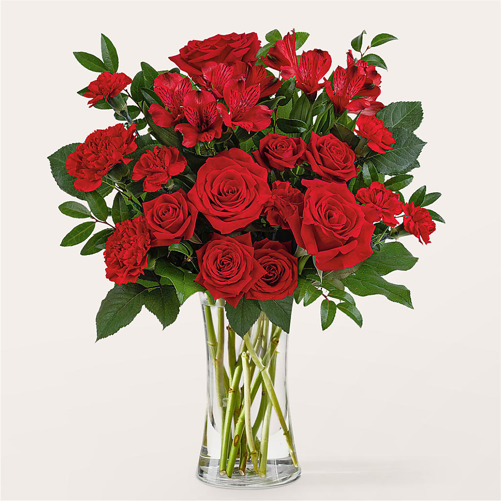 Brilliant Ruby Bouquet – Dickson Florist, Dickson TN