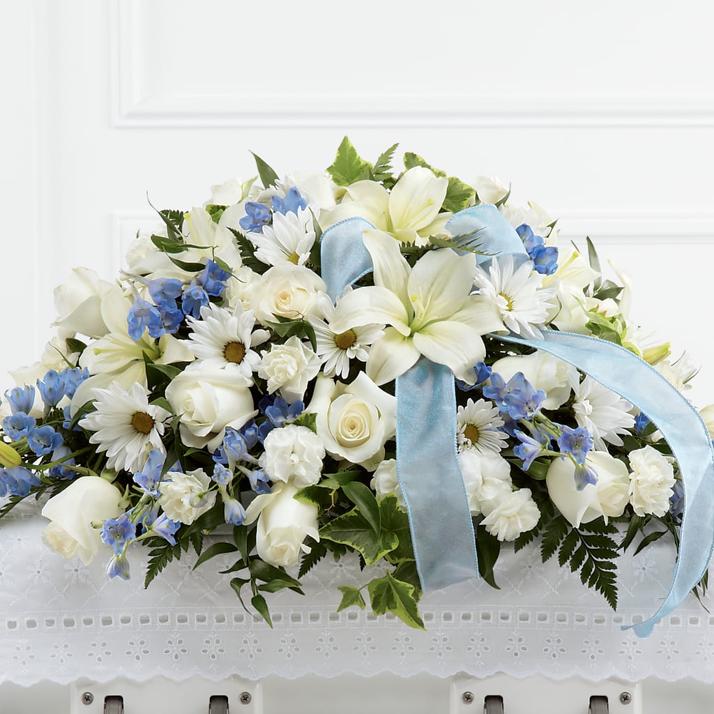 Tender Treasure Casket Spray – Dickson Florist, Dickson TN