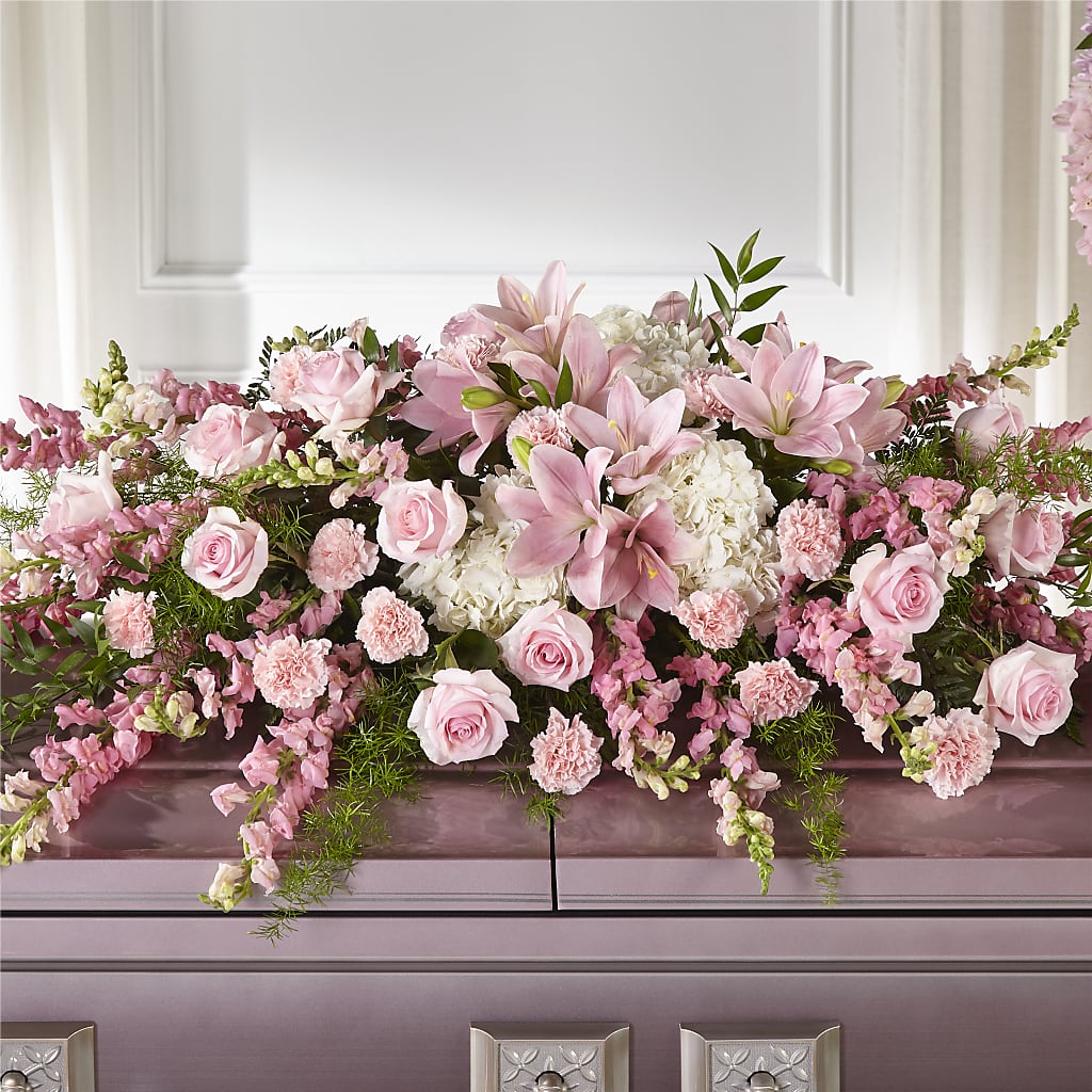 Life & Remembrance Casket Spray – Dickson Florist, Dickson TN