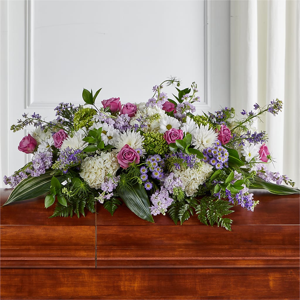 Meadows of Serenity Casket Spray – Dickson Florist, Dickson TN