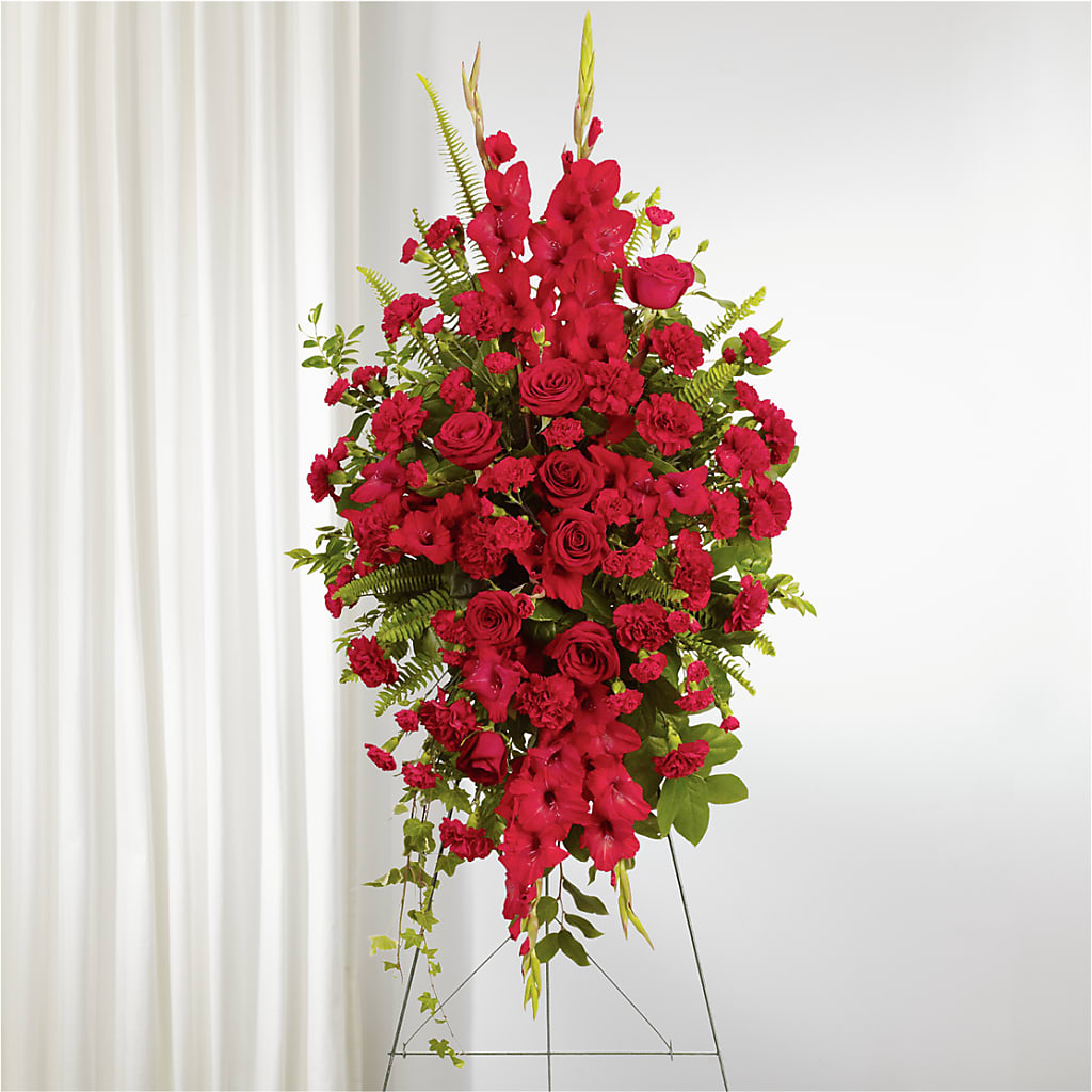 From the Heart Standing Spray – Dickson Florist, Dickson TN