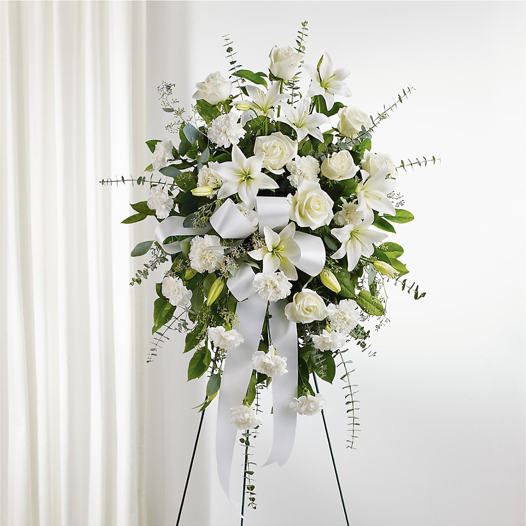 With Care Standing Spray – Dickson Florist, Dickson TN