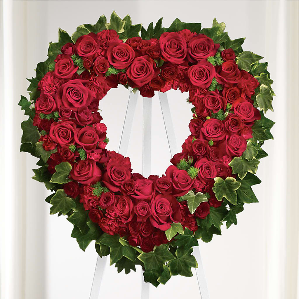 Wholehearted Standing Spray – Dickson Florist, Dickson TN