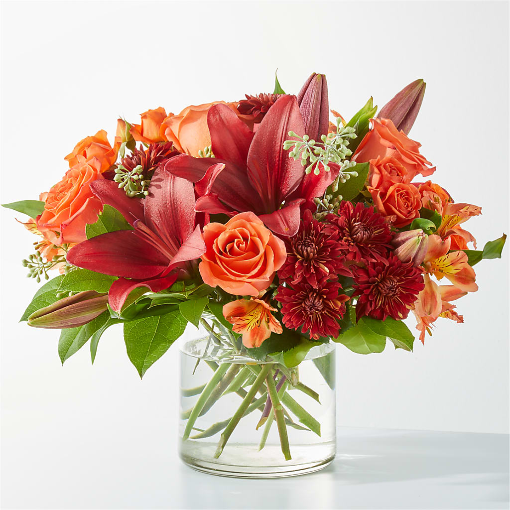 Crimson Leaves Bouquet – Dickson Florist, Dickson TN