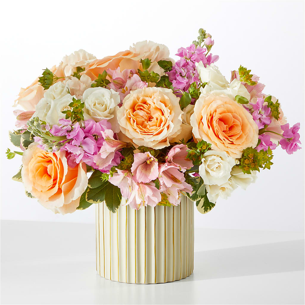 Paradise Bouquet with Ivory Vase – Dickson Florist, Dickson TN