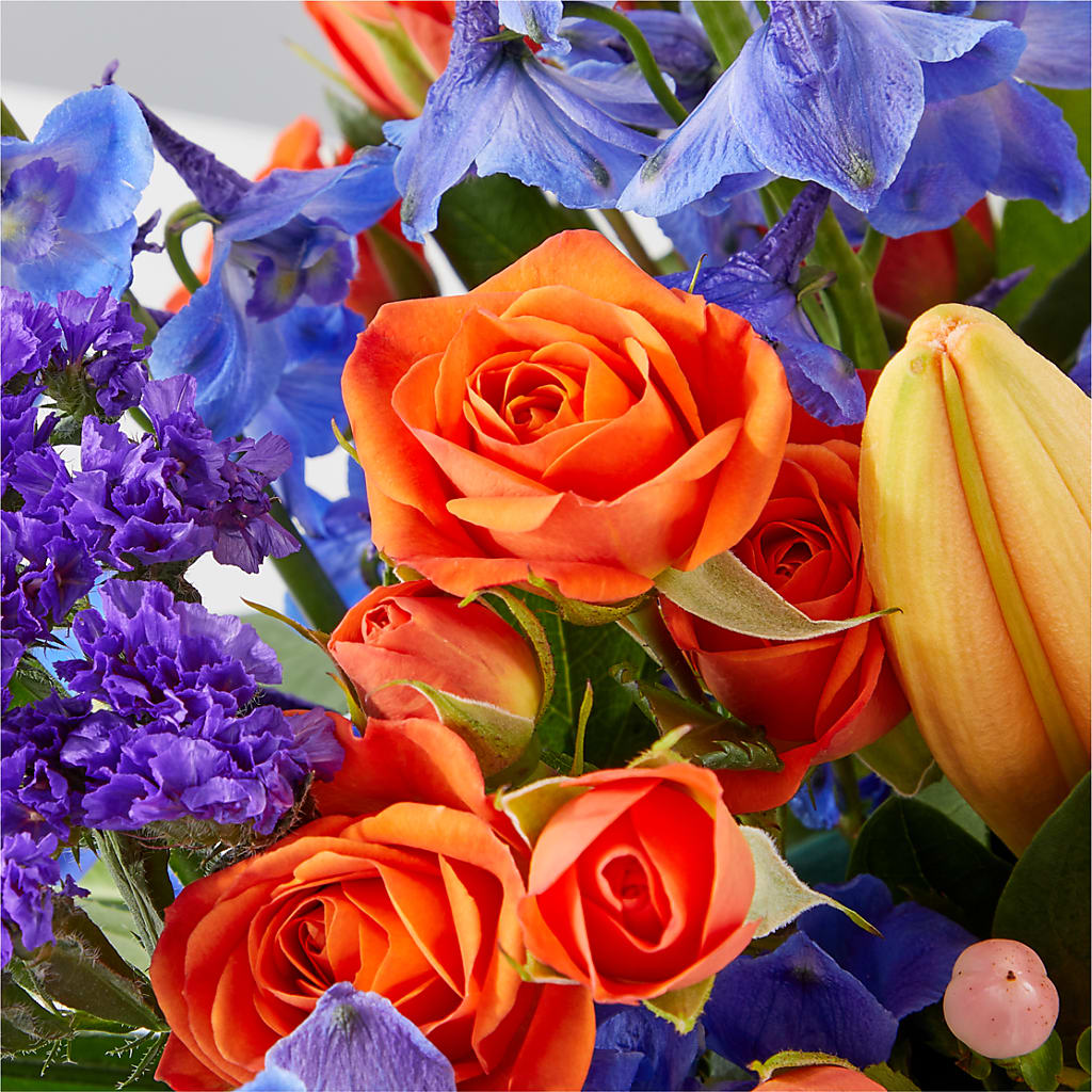 Radiant Citrus Box Bouquet –  Dickson Florist, Dickson TN