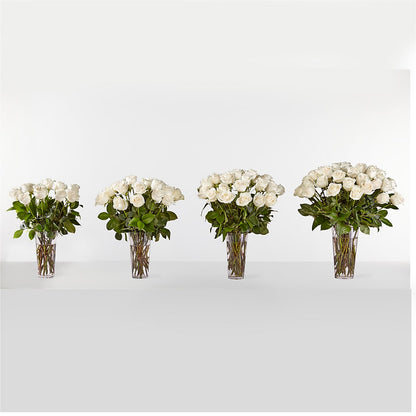 Long Stem White Rose Bouquet –  Dickson Florist, Dickson TN
