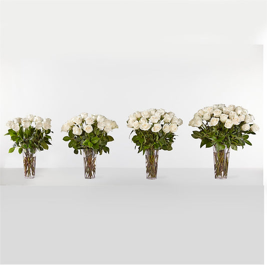 Long Stem White Rose Bouquet –  Dickson Florist, Dickson TN