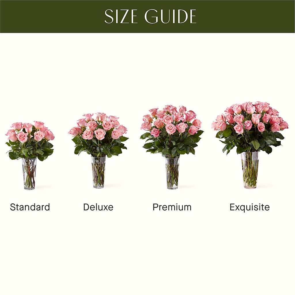 Long Stem Pink Rose Bouquet –  Dickson Florist, Dickson TN
