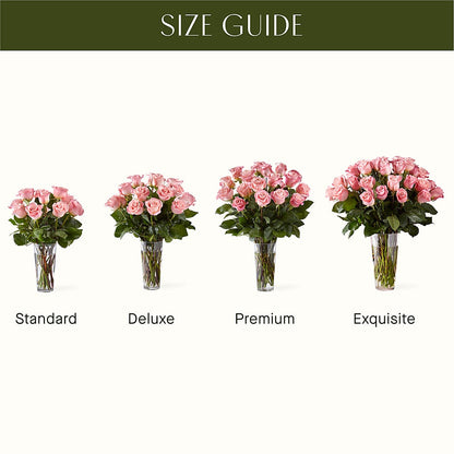 Long Stem Pink Rose Bouquet –  Dickson Florist, Dickson TN