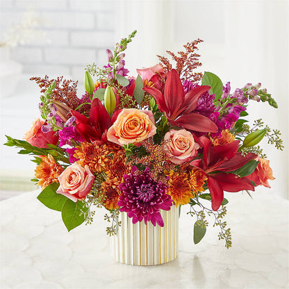 Burgundy Landscape Bouquet –  Dickson Florist, Dickson TN