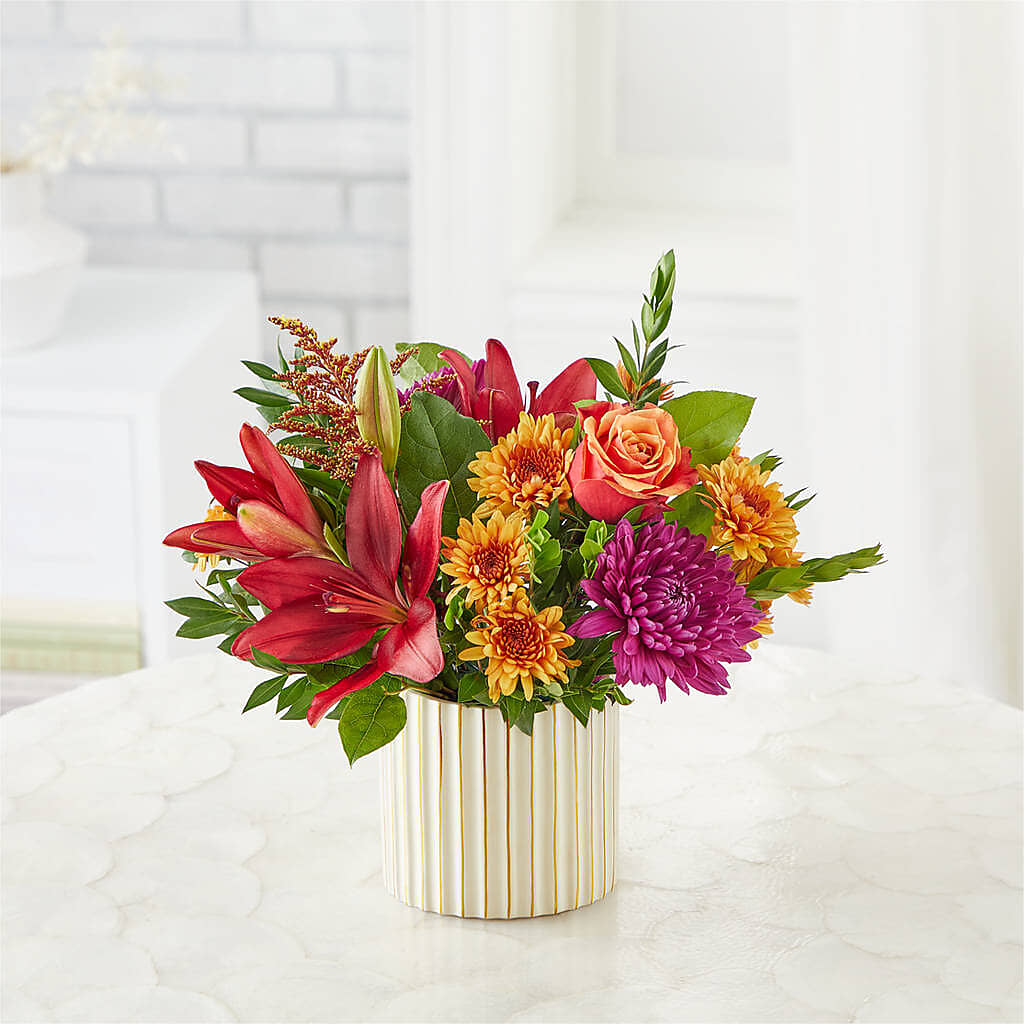 Burgundy Landscape Bouquet –  Dickson Florist, Dickson TN