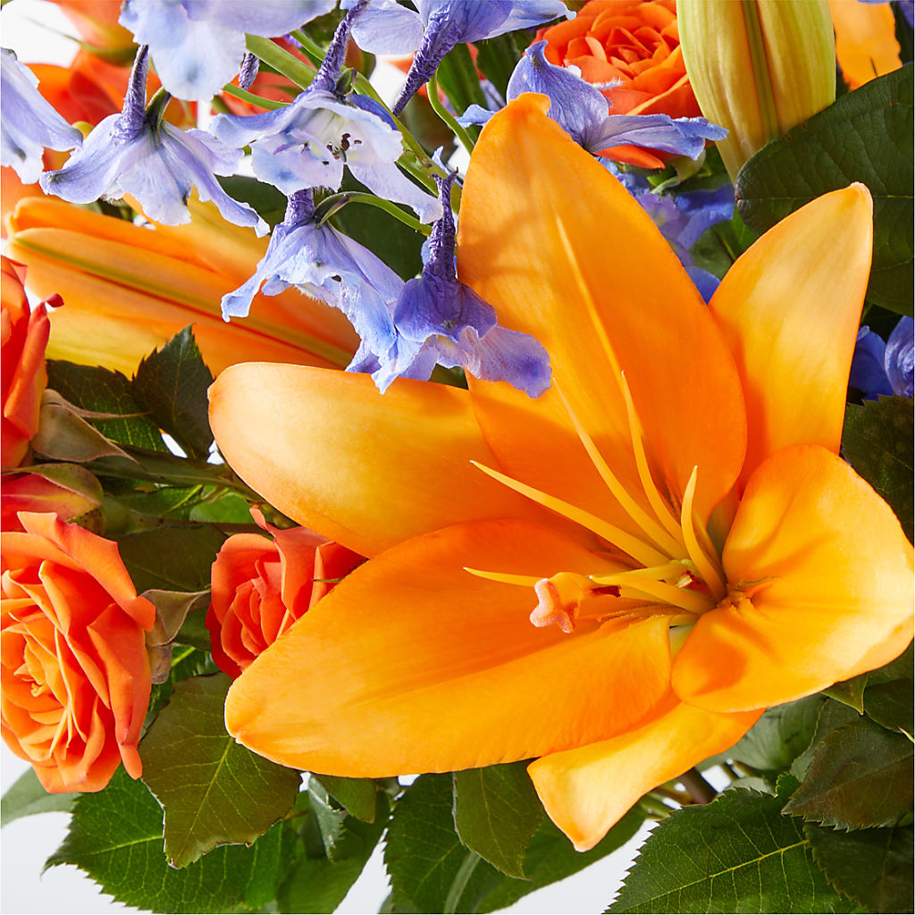 Radiant Citrus Bouquet –  Dickson Florist, Dickson TN