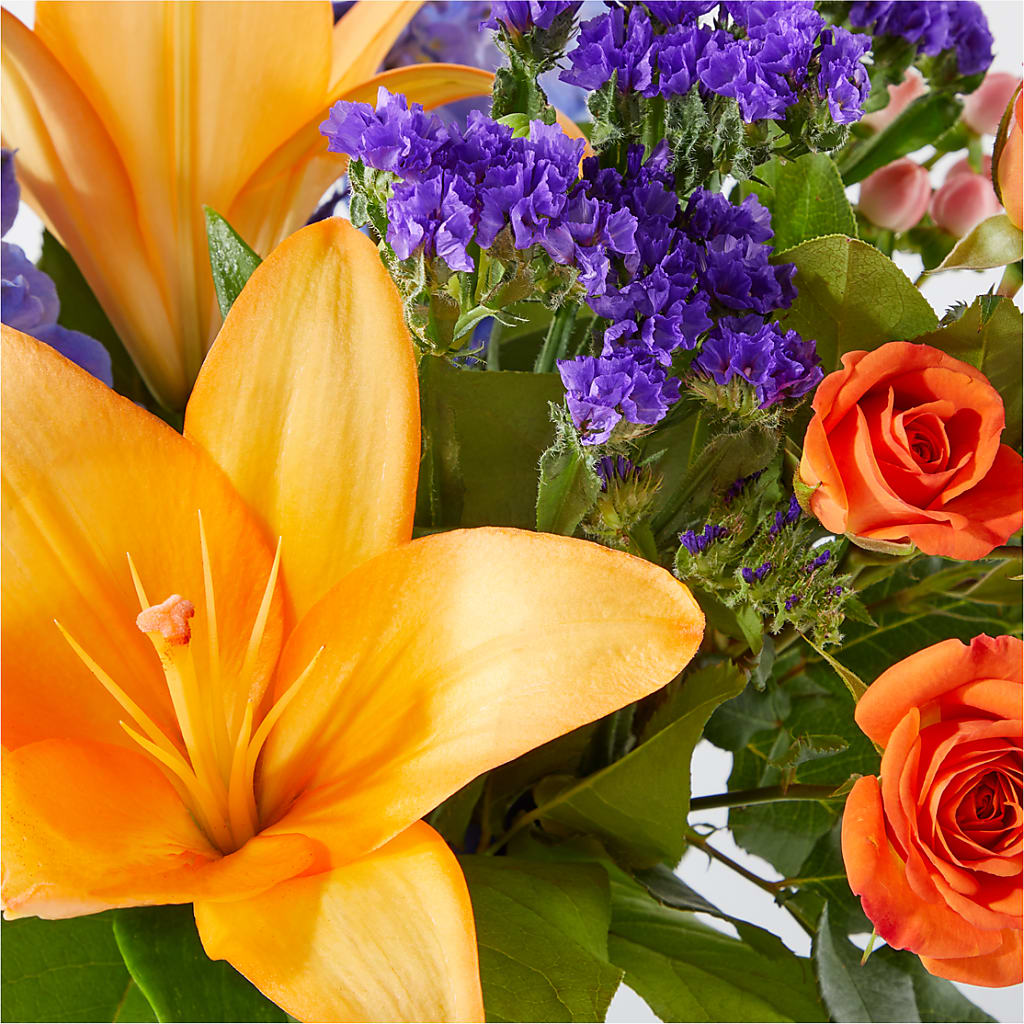 Radiant Citrus Bouquet –  Dickson Florist, Dickson TN