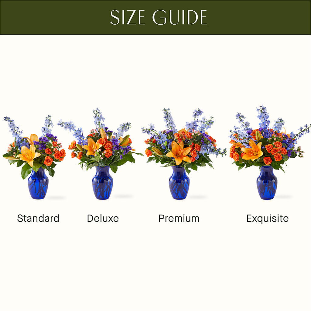 Radiant Citrus Bouquet –  Dickson Florist, Dickson TN