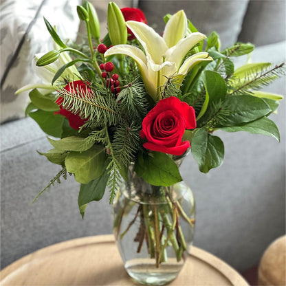 Sparkling Snowflakes Bouquet –  Dickson Florist, Dickson TN
