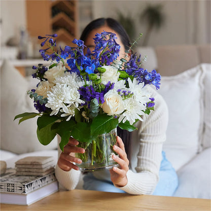 Cerulean Waves Bouquet –  Dickson Florist, Dickson TN