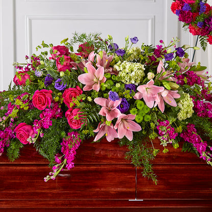 Radiant Tribute Casket Spray –  Dickson Florist, Dickson TN
