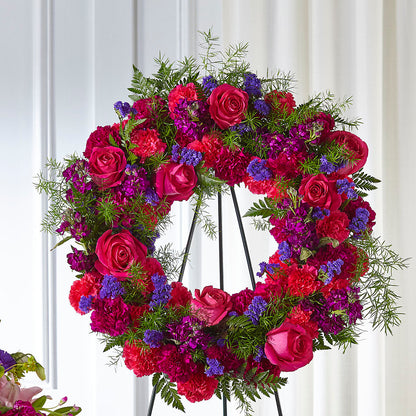 Calming Colors Wreath –  Dickson Florist, Dickson TN
