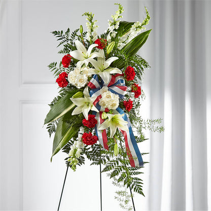 Stars of Life Standing Spray –  Dickson Florist, Dickson TN