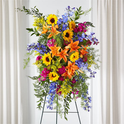 Sunlit Memories Standing Spray (Standard) –  Dickson Florist, Dickson TN