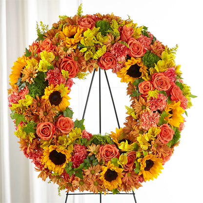 Autumnal Memories Wreath (Standard) –  Dickson Florist, Dickson TN