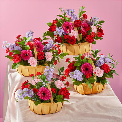 Pink Picnic Basket –  Dickson Florist, Dickson TN
