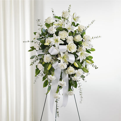 With Care Standing Spray –  Dickson Florist, Dickson TN