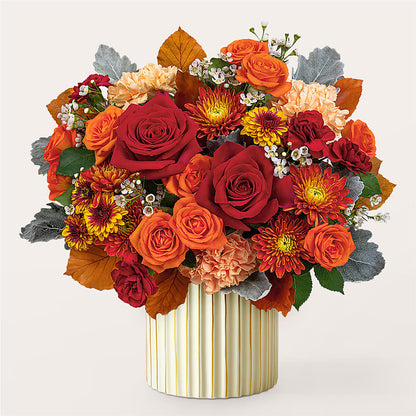 Merlot Bouquet with Ivory Vase –  Dickson Florist, Dickson TN