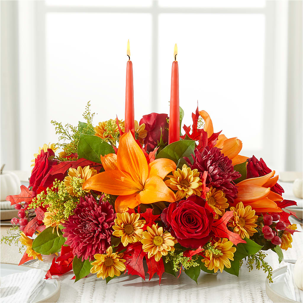 Autumn's Embrace Centerpiece –  Dickson Florist, Dickson TN