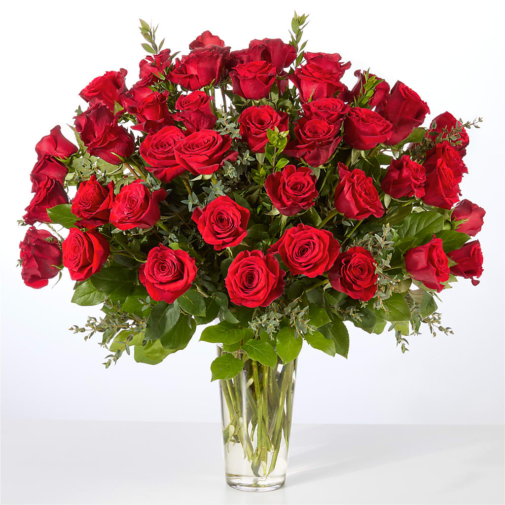 Forever Yours Fifty Stem Red Rose Bouquet –  Dickson Florist, Dickson TN