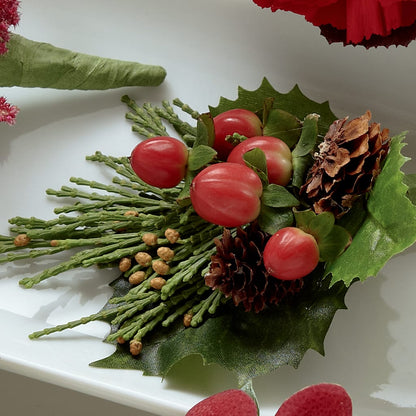 Red Berry Boutonniere –  Dickson Florist, Dickson TN